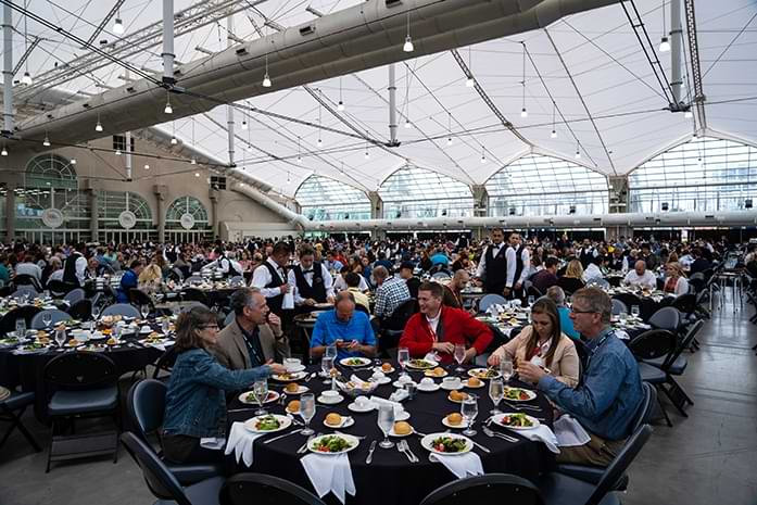 The Art of Catering: Seven Massive Meals in the Sails Pavilion